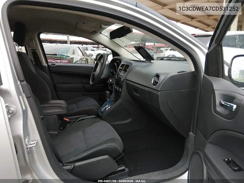 2012 Dodge Caliber Sxt Plus VIN: 1C3CDWEA7CD531252 Lot: 44801750