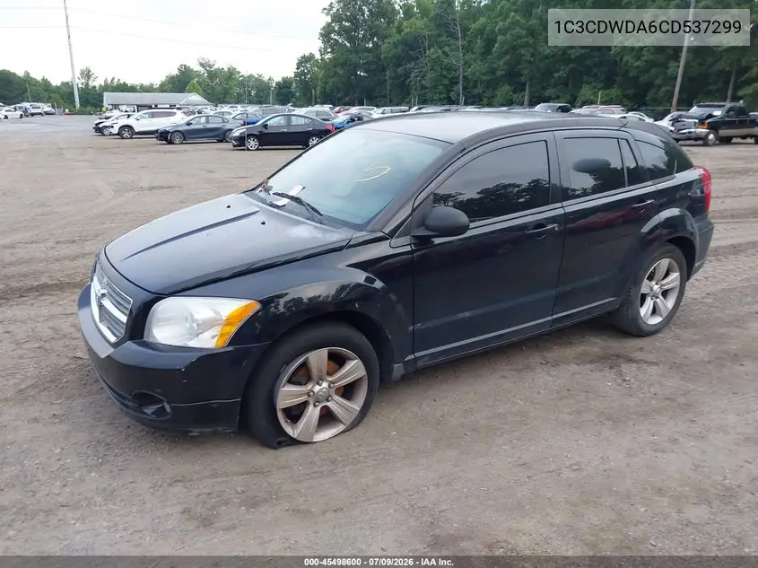 2012 Dodge Caliber Sxt VIN: 1C3CDWDA6CD537299 Lot: 45498600