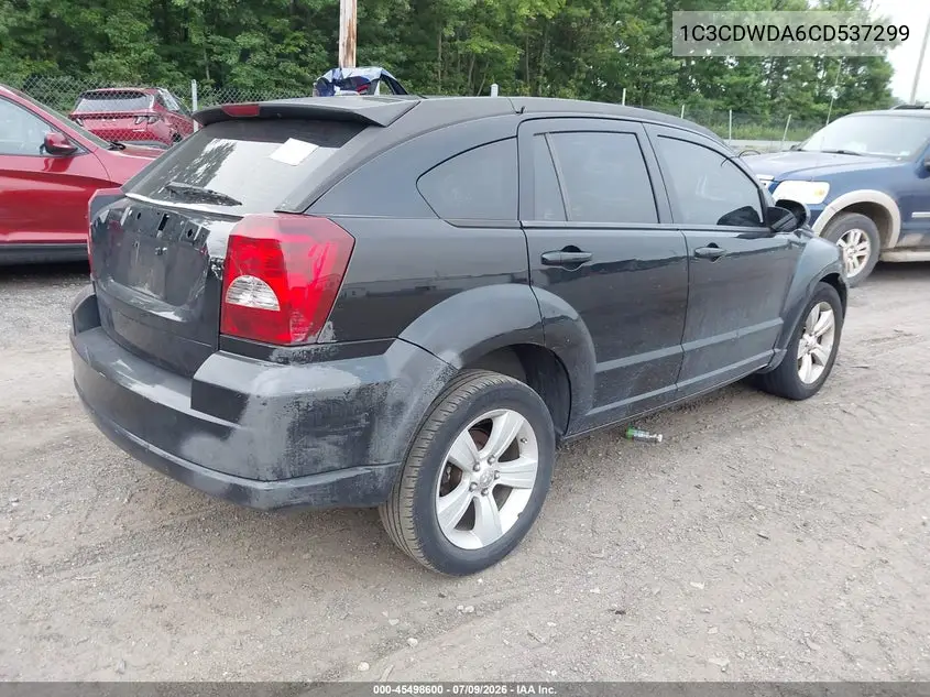 2012 Dodge Caliber Sxt VIN: 1C3CDWDA6CD537299 Lot: 45498600