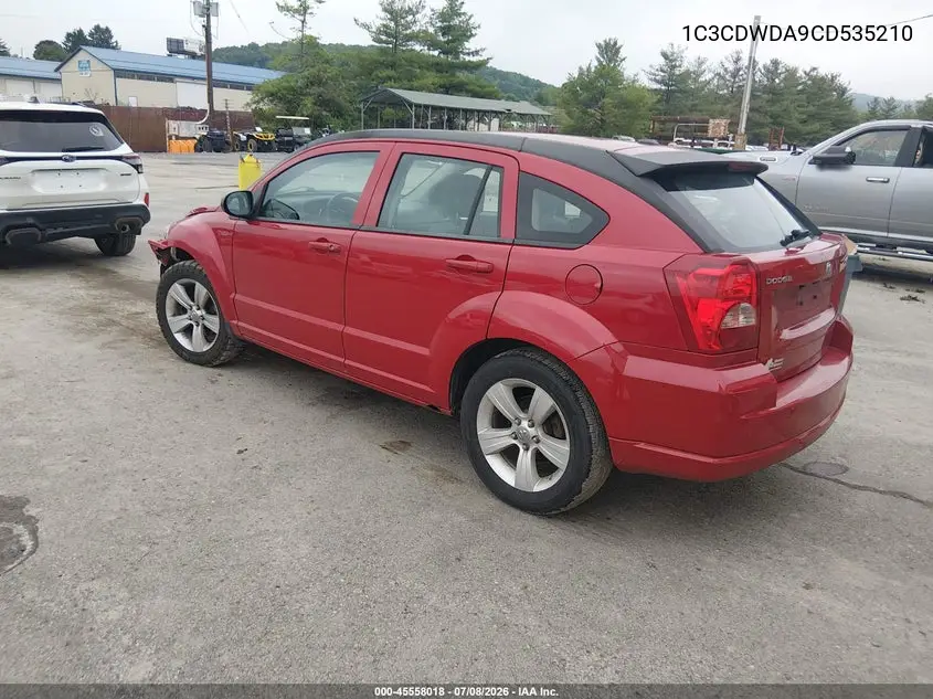 2012 Dodge Caliber Sxt VIN: 1C3CDWDA9CD535210 Lot: 45558018