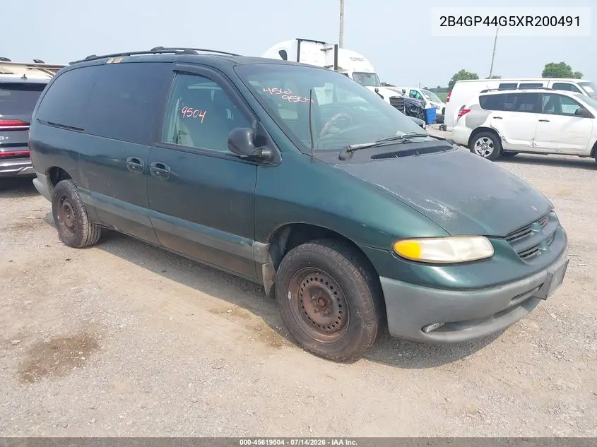 1999 Dodge Grand Caravan Se VIN: 2B4GP44G5XR200491 Lot: 45619504