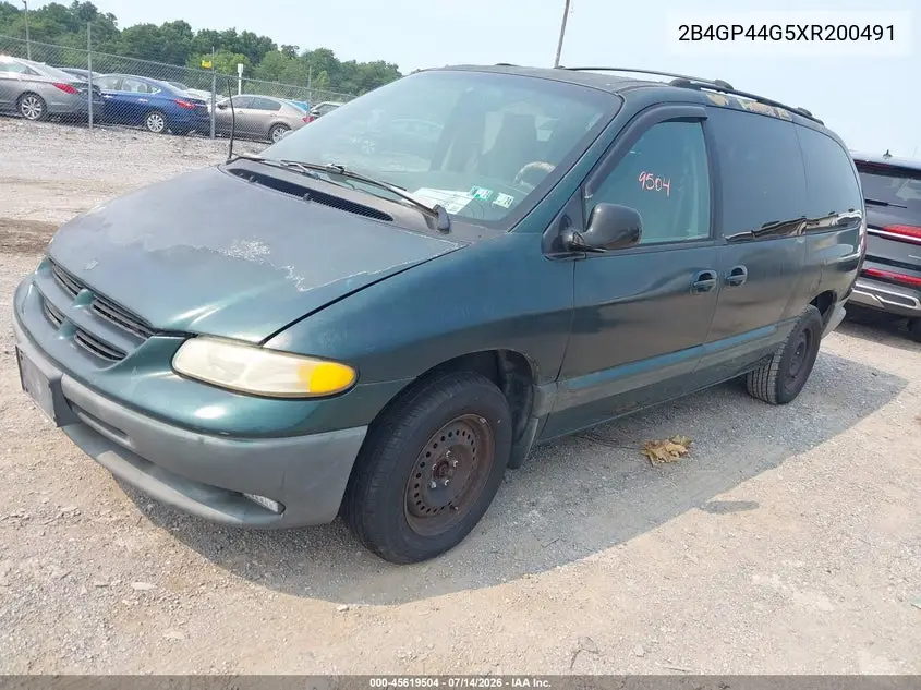 1999 Dodge Grand Caravan Se VIN: 2B4GP44G5XR200491 Lot: 45619504