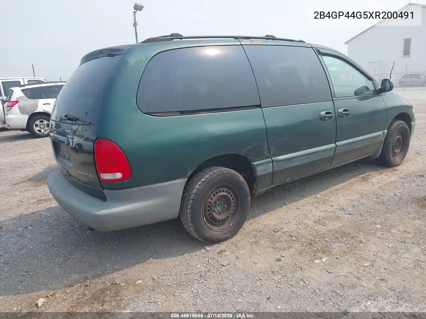1999 Dodge Grand Caravan Se VIN: 2B4GP44G5XR200491 Lot: 45619504