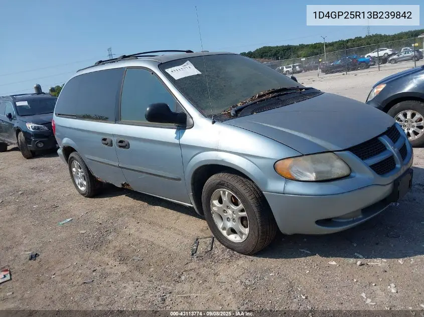 1D4GP25R13B239842 2003 Dodge Caravan Se