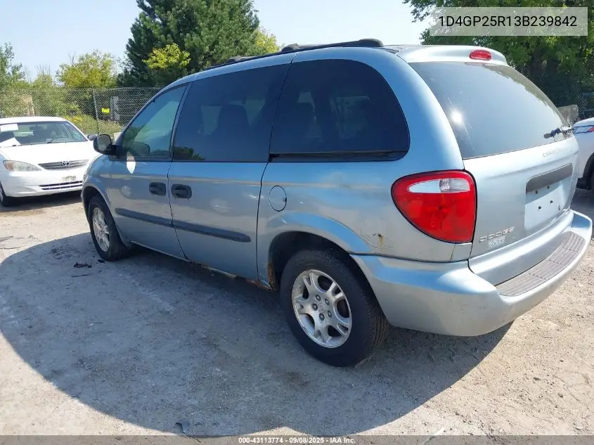 1D4GP25R13B239842 2003 Dodge Caravan Se