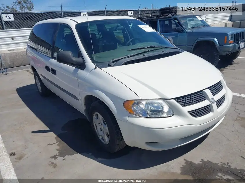 1D4GP24333B157446 2003 Dodge Grand Caravan Se