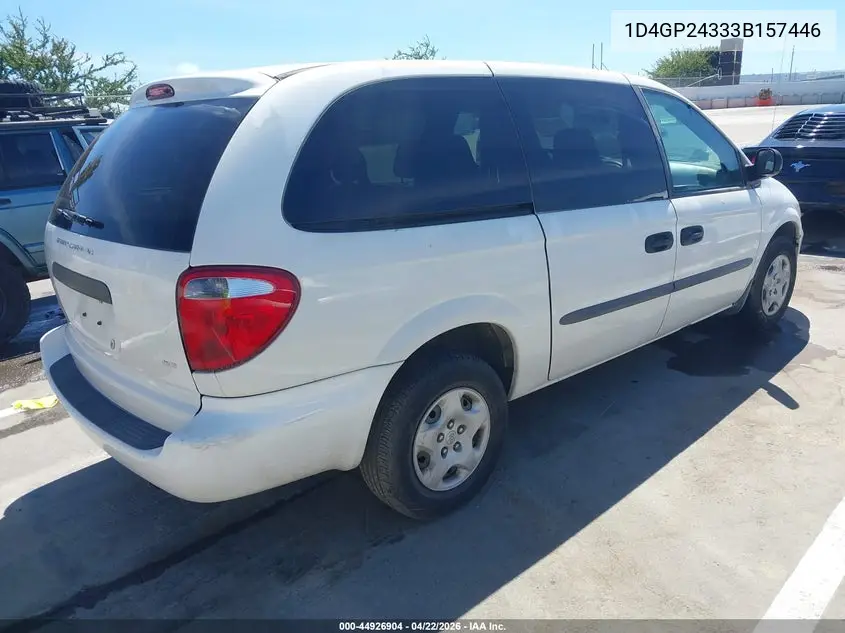 1D4GP24333B157446 2003 Dodge Grand Caravan Se