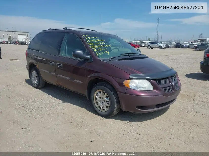 2004 Dodge Caravan VIN: 1D4GP25R54B527204 Lot: 12658010