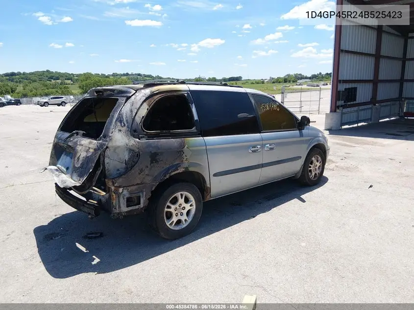 2004 Dodge Caravan Sxt VIN: 1D4GP45R24B525423 Lot: 45384786