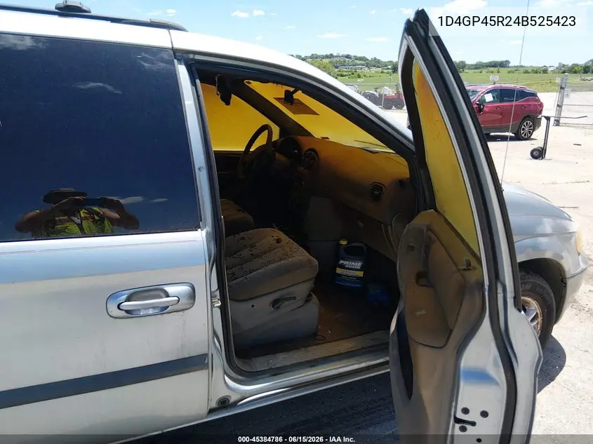 2004 Dodge Caravan Sxt VIN: 1D4GP45R24B525423 Lot: 45384786