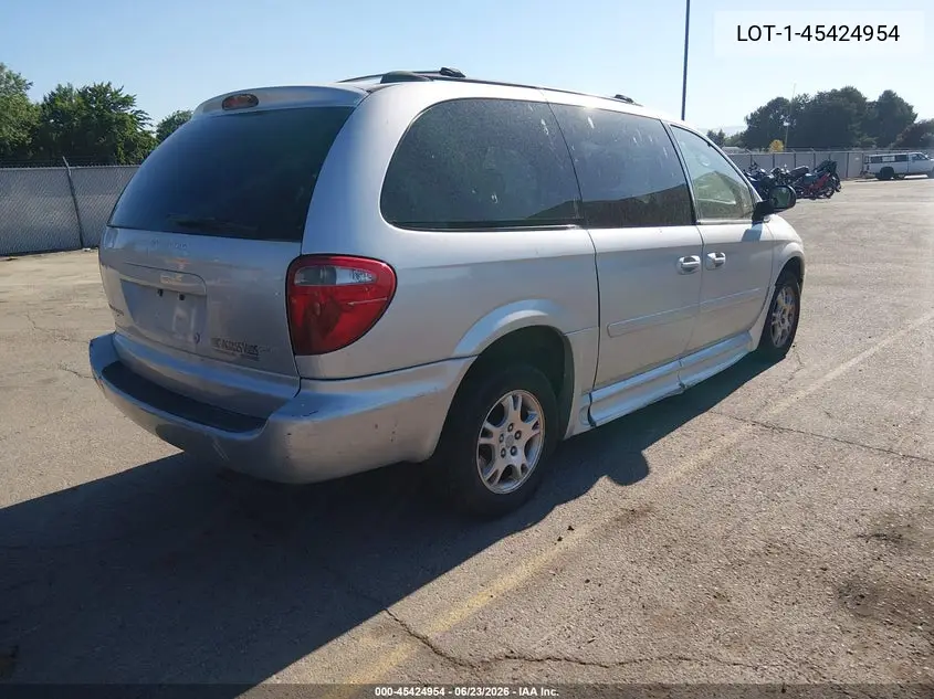 2004 Dodge Caravan VIN: LOT-1-45424954 Lot: 45424954