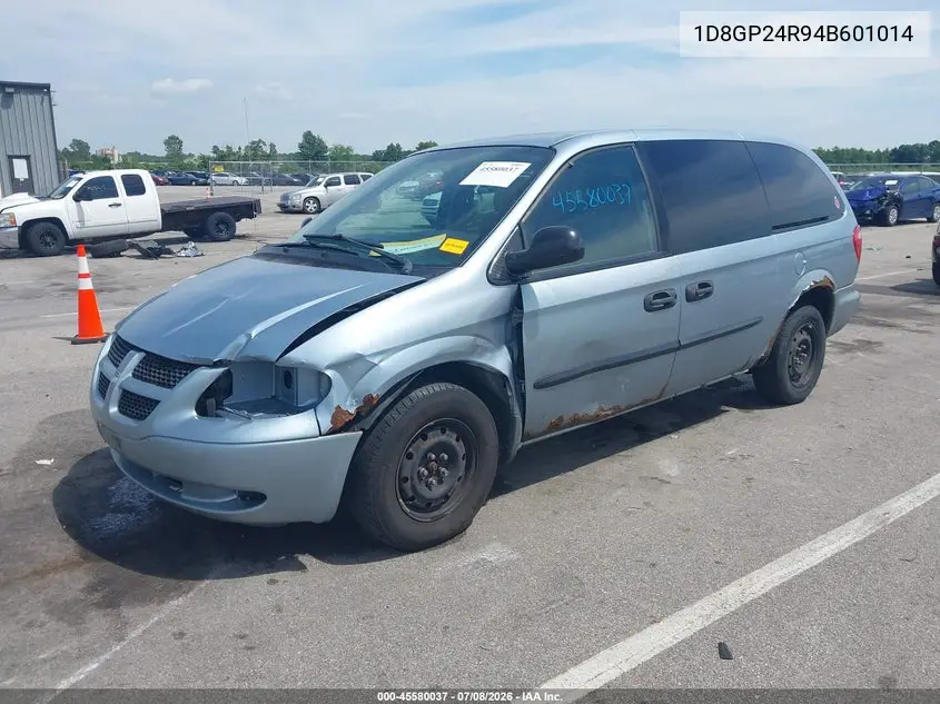 2004 Dodge Grand Caravan Se VIN: 1D8GP24R94B601014 Lot: 45580037