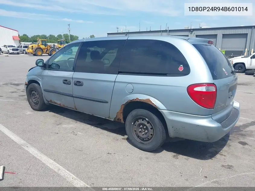 2004 Dodge Grand Caravan Se VIN: 1D8GP24R94B601014 Lot: 45580037