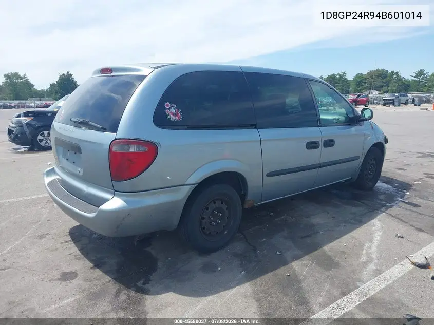 2004 Dodge Grand Caravan Se VIN: 1D8GP24R94B601014 Lot: 45580037