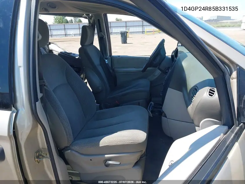 2005 Dodge Caravan Se VIN: 1D4GP24R85B331535 Lot: 45572225