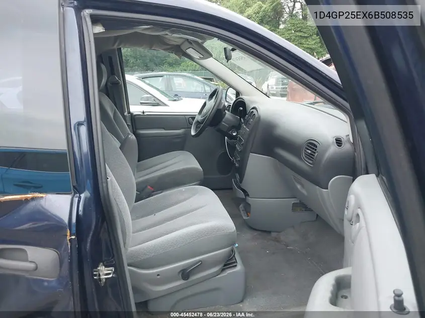 2006 Dodge Caravan Se VIN: 1D4GP25EX6B508535 Lot: 45452478