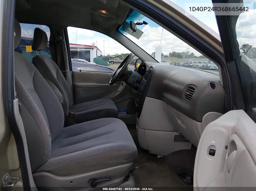 2006 Dodge Grand Caravan Se VIN: 1D4GP24R36B665442 Lot: 45457182