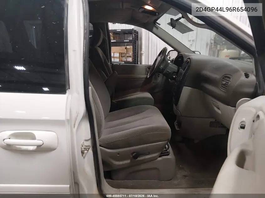 2006 Dodge Grand Caravan Sxt VIN: 2D4GP44L96R654096 Lot: 45585711