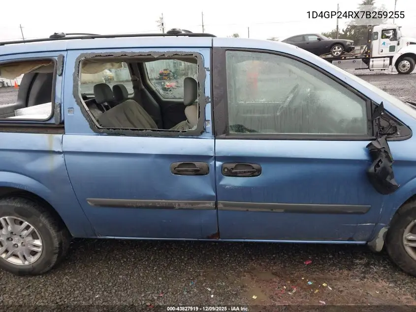 1D4GP24RX7B259255 2007 Dodge Grand Caravan Se