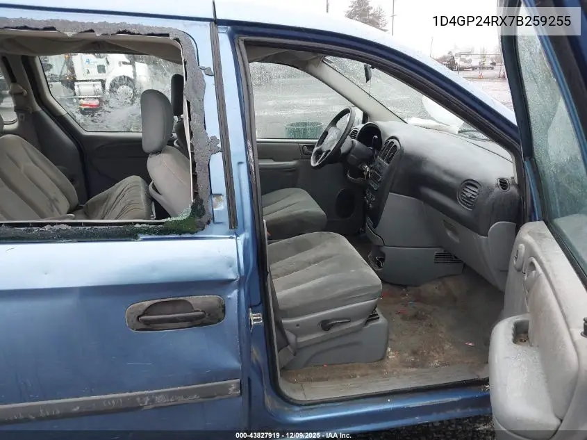 1D4GP24RX7B259255 2007 Dodge Grand Caravan Se