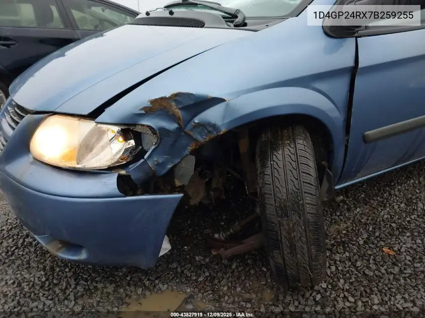 1D4GP24RX7B259255 2007 Dodge Grand Caravan Se