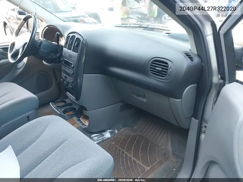 2D4GP44L27R322020 2007 Dodge Grand Caravan Sxt