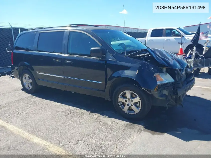 2D8HN54P58R131498 2008 Dodge Grand Caravan Sxt