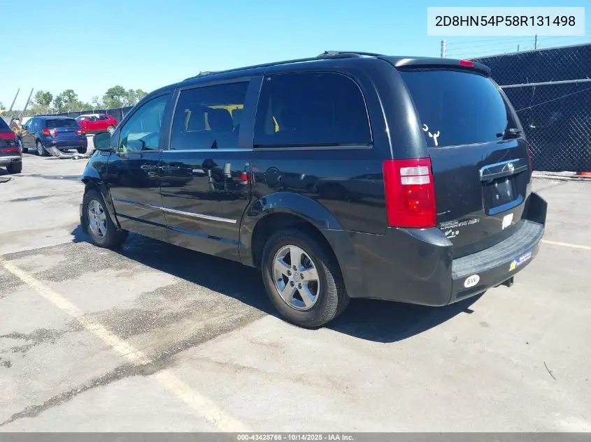 2D8HN54P58R131498 2008 Dodge Grand Caravan Sxt