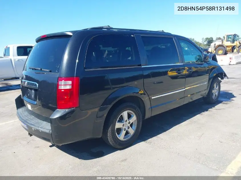 2D8HN54P58R131498 2008 Dodge Grand Caravan Sxt