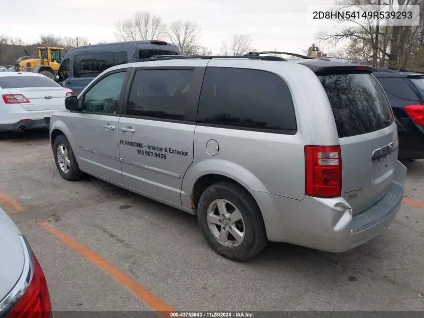 2D8HN54149R539293 2009 Dodge Grand Caravan Sxt