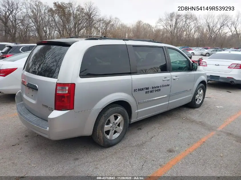 2D8HN54149R539293 2009 Dodge Grand Caravan Sxt