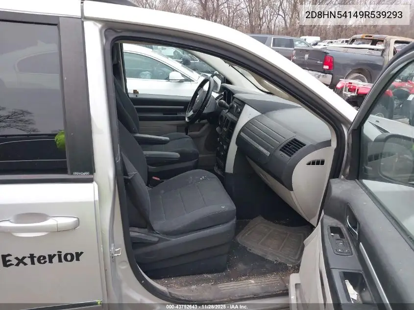 2D8HN54149R539293 2009 Dodge Grand Caravan Sxt