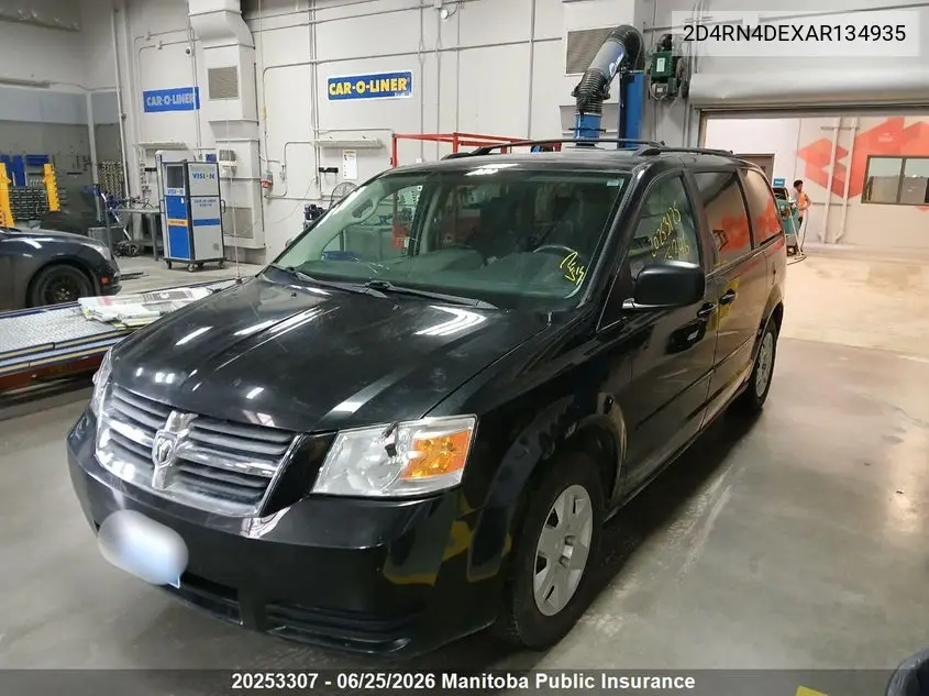 2D4RN4DEXAR134935 2010 Dodge Grand Caravan Se