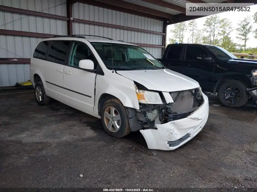 2D4RN5D15AR475632 2010 Dodge Grand Caravan Sxt