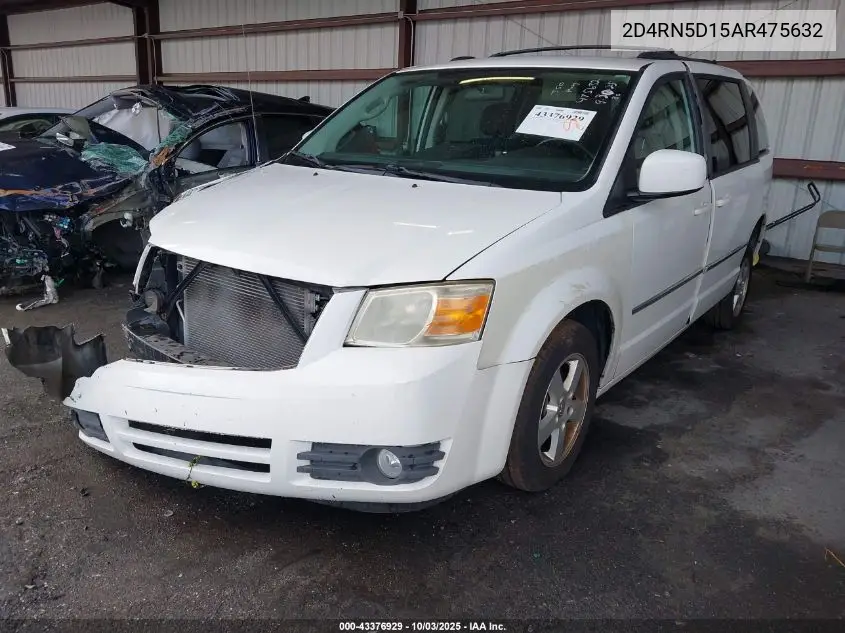 2D4RN5D15AR475632 2010 Dodge Grand Caravan Sxt