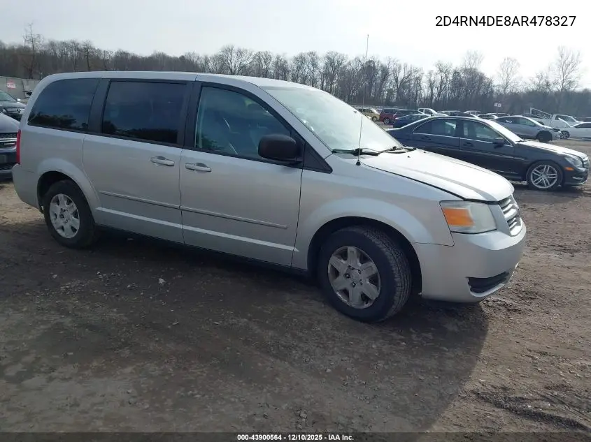 2D4RN4DE8AR478327 2010 Dodge Grand Caravan Se