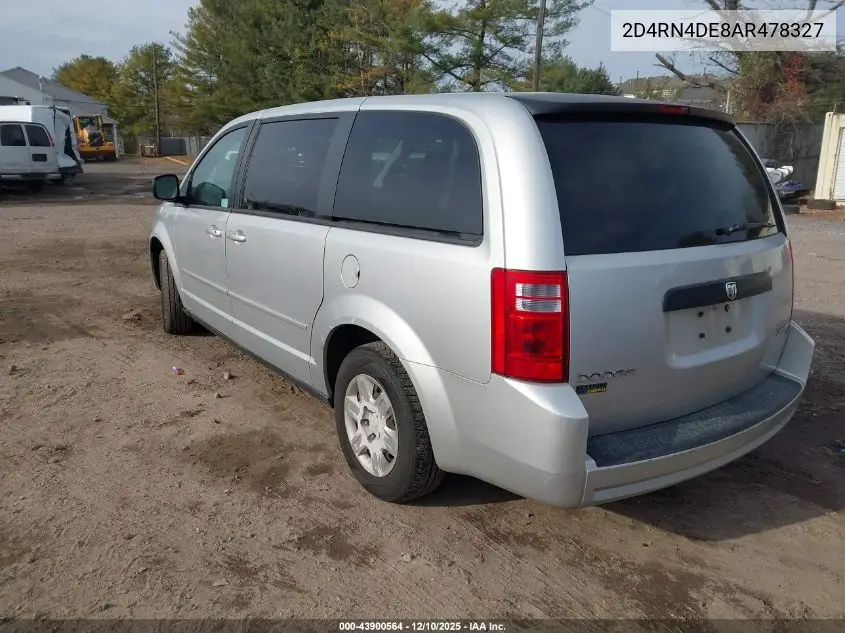 2D4RN4DE8AR478327 2010 Dodge Grand Caravan Se