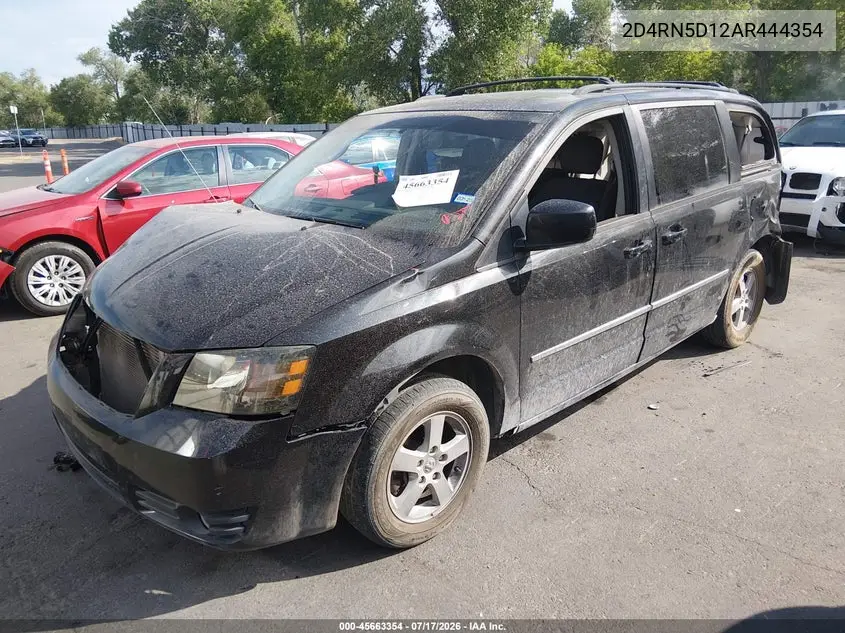2010 Dodge Grand Caravan Sxt VIN: 2D4RN5D12AR444354 Lot: 45663354