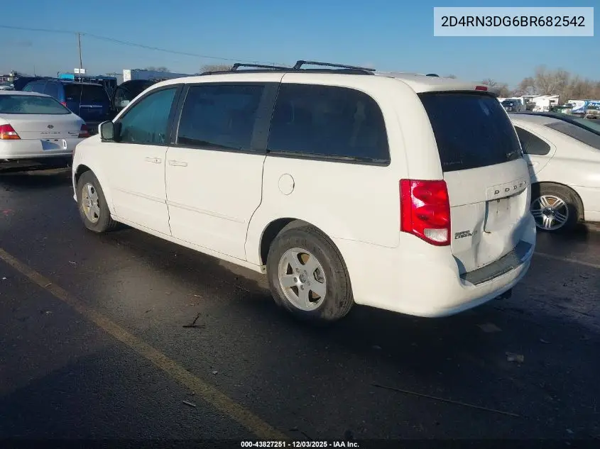 2D4RN3DG6BR682542 2011 Dodge Grand Caravan Mainstreet