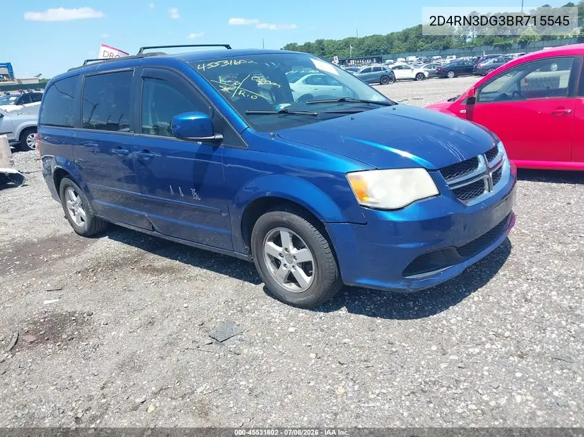 2011 Dodge Grand Caravan Mainstreet VIN: 2D4RN3DG3BR715545 Lot: 45531602