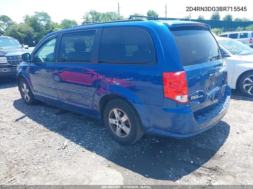 2011 Dodge Grand Caravan Mainstreet VIN: 2D4RN3DG3BR715545 Lot: 45531602