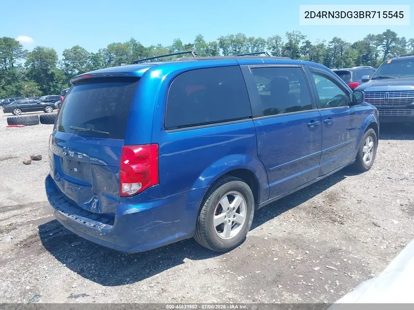 2011 Dodge Grand Caravan Mainstreet VIN: 2D4RN3DG3BR715545 Lot: 45531602