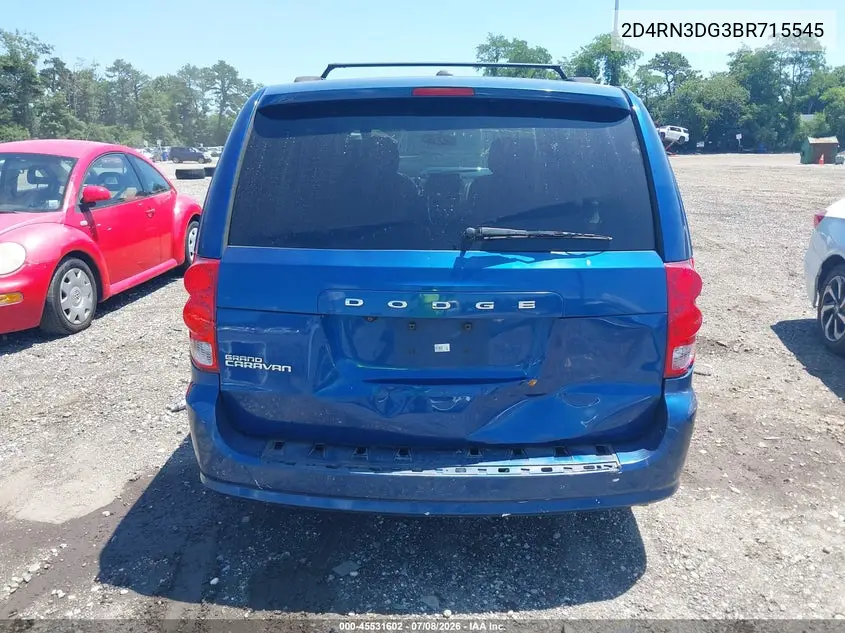 2011 Dodge Grand Caravan Mainstreet VIN: 2D4RN3DG3BR715545 Lot: 45531602