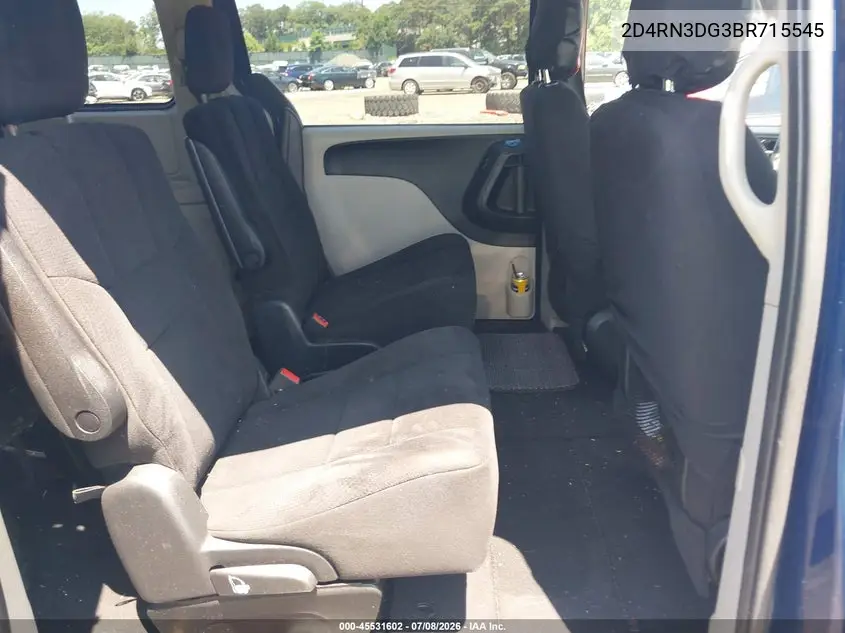 2011 Dodge Grand Caravan Mainstreet VIN: 2D4RN3DG3BR715545 Lot: 45531602