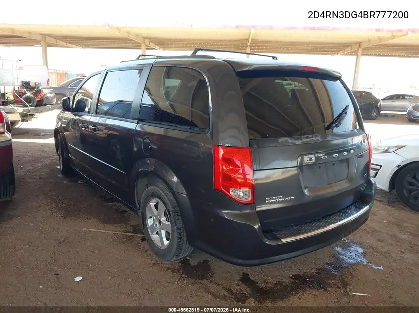 2011 Dodge Grand Caravan Mainstreet VIN: 2D4RN3DG4BR777200 Lot: 45562819