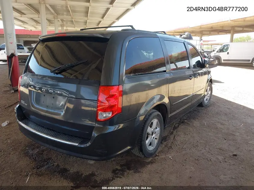 2011 Dodge Grand Caravan Mainstreet VIN: 2D4RN3DG4BR777200 Lot: 45562819