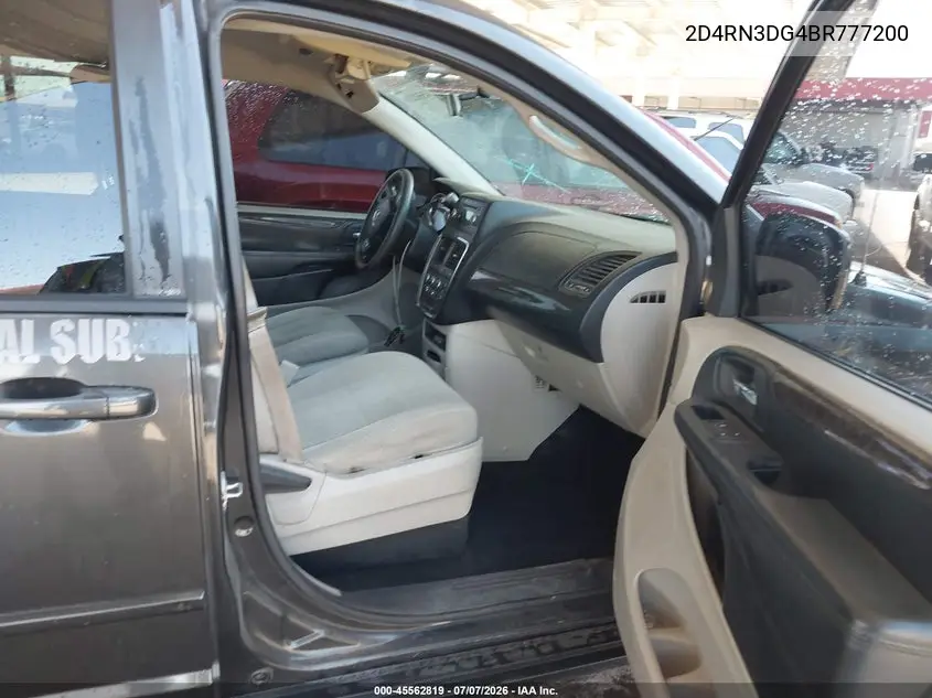 2011 Dodge Grand Caravan Mainstreet VIN: 2D4RN3DG4BR777200 Lot: 45562819