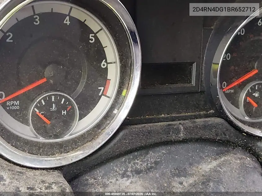 2011 Dodge Grand Caravan Express VIN: 2D4RN4DG1BR652712 Lot: 45569729