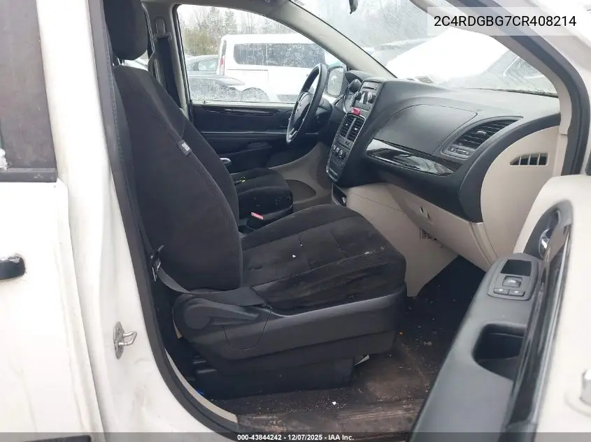 2C4RDGBG7CR408214 2012 Dodge Grand Caravan Se/Avp