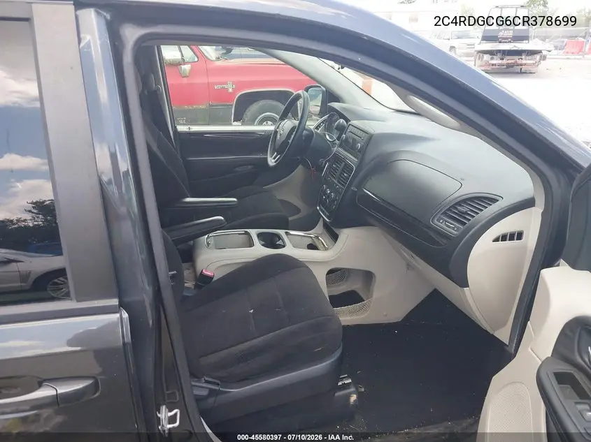 2012 Dodge Grand Caravan Sxt VIN: 2C4RDGCG6CR378699 Lot: 45580397